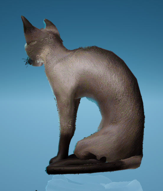 BDO Fashion Grey Thin Cat (Black Desert Online)