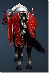 Knight's Horse Full Set Back Knight's Horse Full Set Back