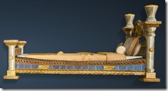 Calpheon Marble and Gold Bed Side Calpheon Marble and Gold Bed Side