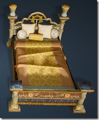 Calpheon Marble and Gold Bed Top Calpheon Marble and Gold Bed Top