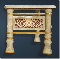 Calpheon Marble and Gold Table Side