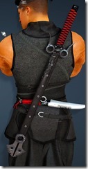 Canape Short Sword Ninja Stowed Canape Short Sword Ninja Stowed