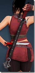 Canape Shortsword Kunoichi Stowed Canape Shortsword Kunoichi Stowed