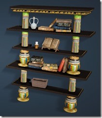 Naga Decorated Bookshelf