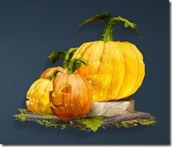 Halloween Jack-o'-Lantern Side Halloween Jack-o'-Lantern Side