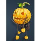 Halloween Jack-o’-Lantern for Wall