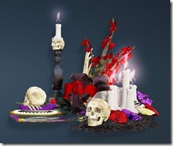 Halloween Table Set Side Halloween Table Set Side