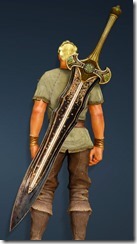 Bolyn Great Sword Stowed Bolyn Great Sword Stowed