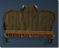 Goat Horn Bed Back Goat Horn Bed Back