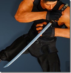 Narusawa Short Sword Drawn Narusawa Short Sword Drawn