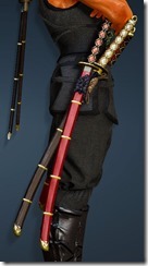 Narusawa Sura Katana Stowed Narusawa Sura Katana Stowed