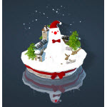 Christmas Snowman Snowball