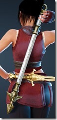 Kibelius Shortsword Stowed Kunoichi Kibelius Shortsword Stowed Kunoichi