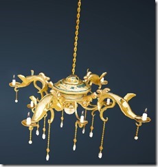Margoria Whale Chandelier Front Margoria Whale Chandelier Front