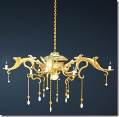 Margoria Whale Chandelier Side Margoria Whale Chandelier Side