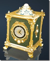 Margoria Whale Table Clock Front Margoria Whale Table Clock Front