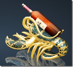 Margoria Whale Wine Rack Front Margoria Whale Wine Rack Front