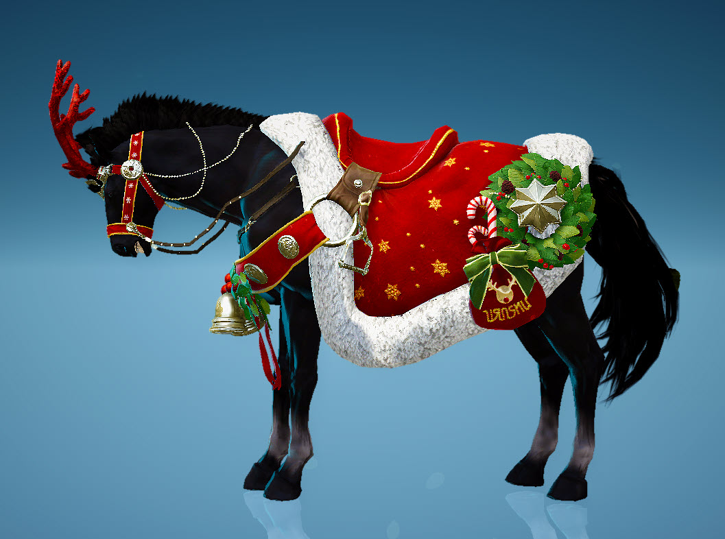 BDO Fashion Blitzen Horse Gear (Black Desert Online)