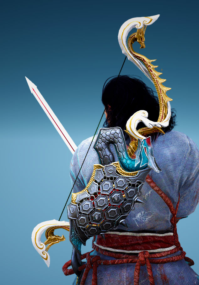 [Musa] Goldenscale Dragoon Horn Bow