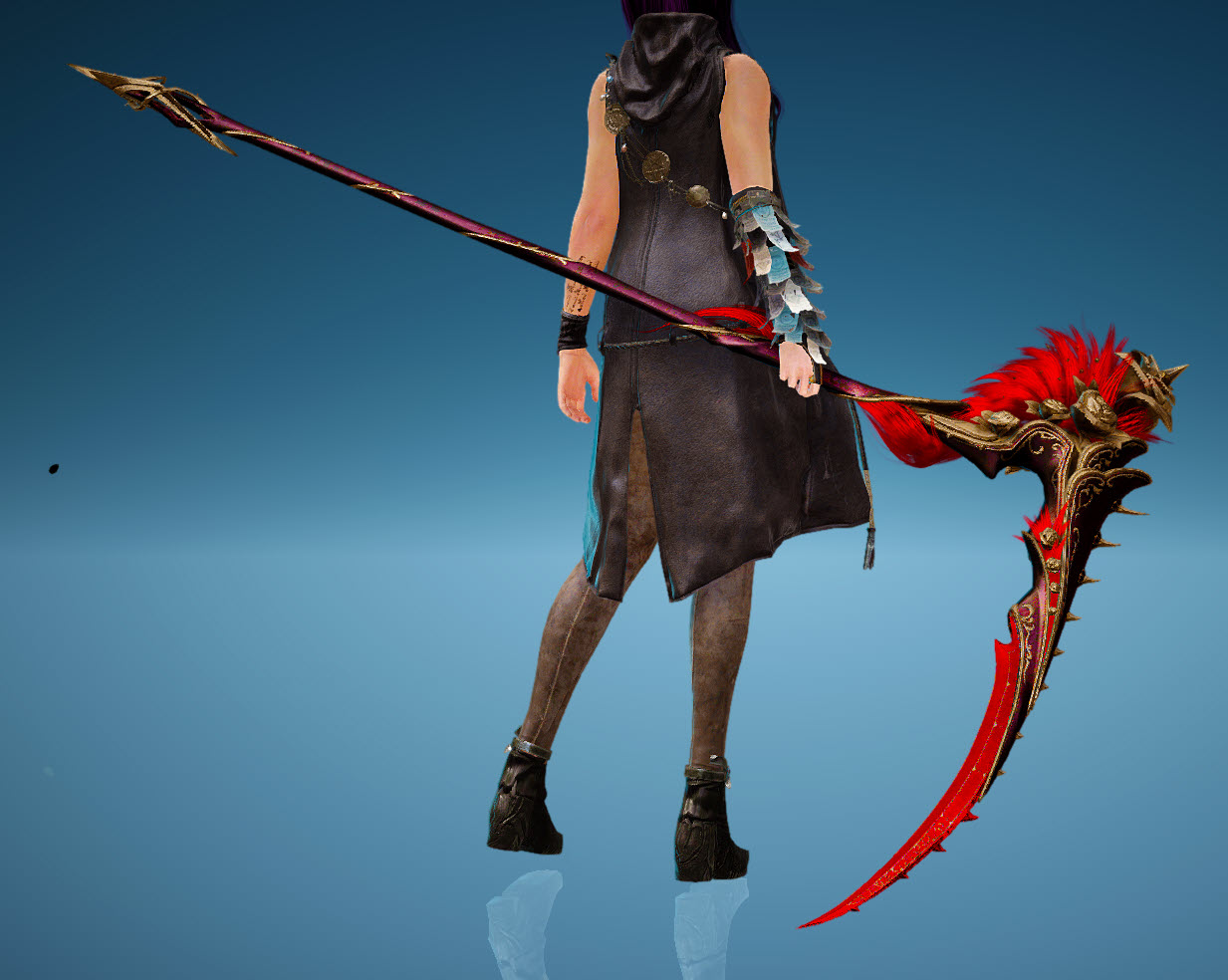 BDO Fashion | [Sorceress] Orzeca's Rose Scythe (Black Desert Online)